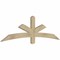 Ekena Millwork Alberta Rough Sawn Timber Gable Bracket, Douglas Fir, 72"W x 21"H x 2"D x 4"F, 7/12 Pitch GBW072X21X0204ALB00RDF - alternate 5